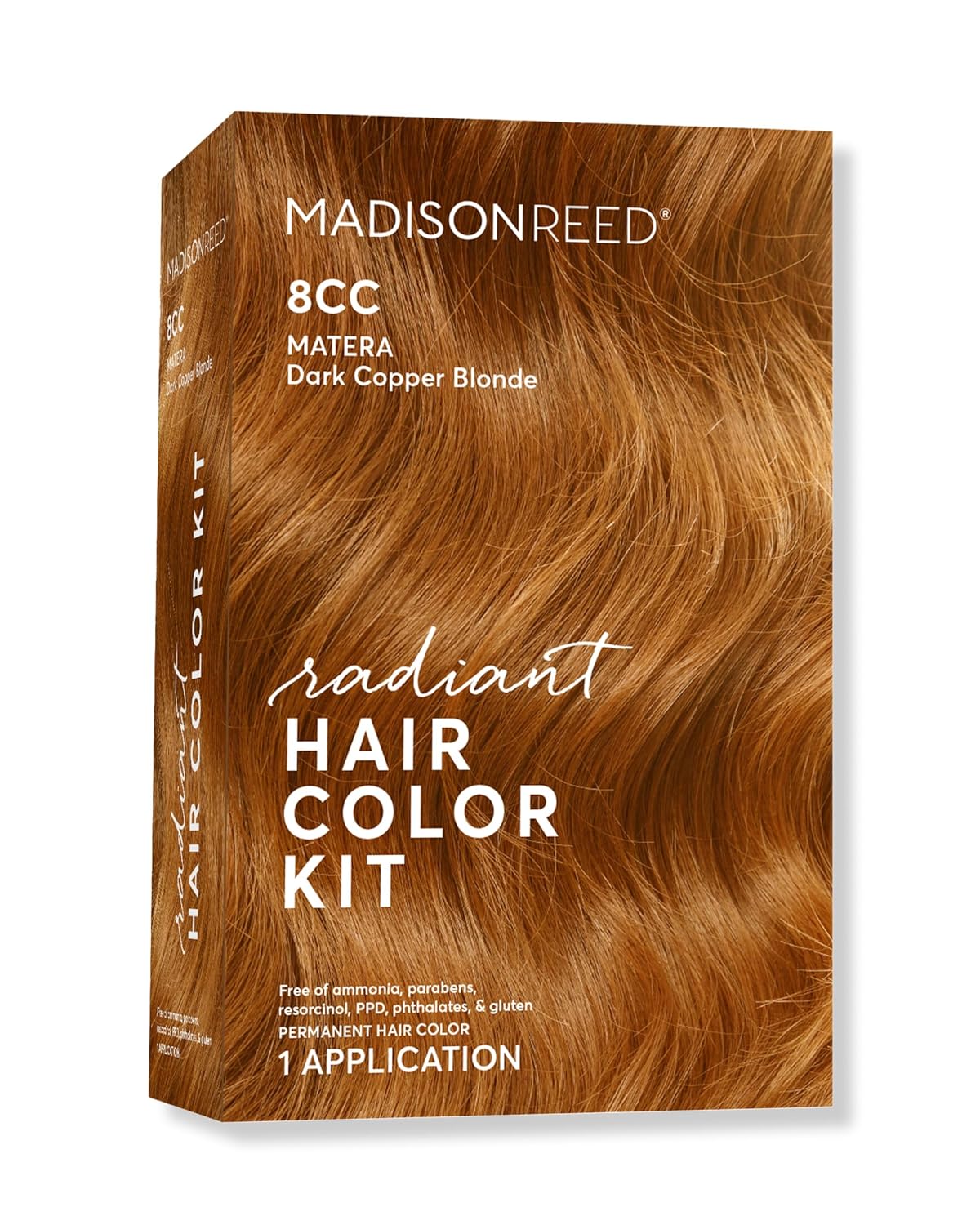 Madison Reed Radiant Hair Color Kit | 8CC Dark Vivid Copper Blonde (Matera Marigold) Vivid