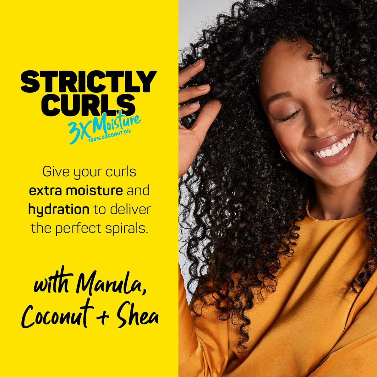 Marc Anthony Strictly Curls 3x Moisture Deep Shampoo & Conditioner for Curl Defining & Anti Frizz