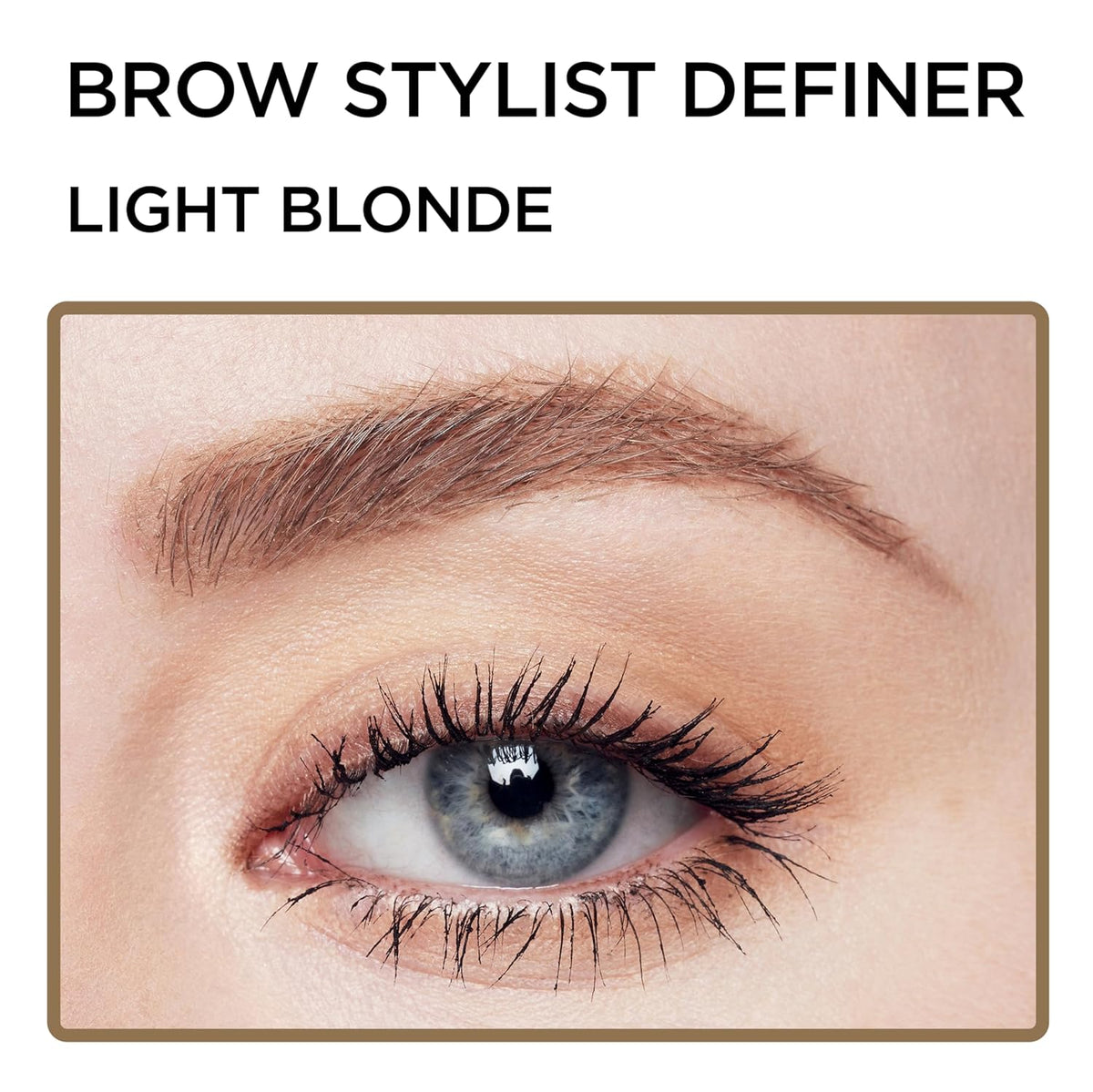L'Oreal Paris Makeup Brow Definer Waterproof Eyebrow Pencil, Ultra-Fine Mechanical Pencil, Draws