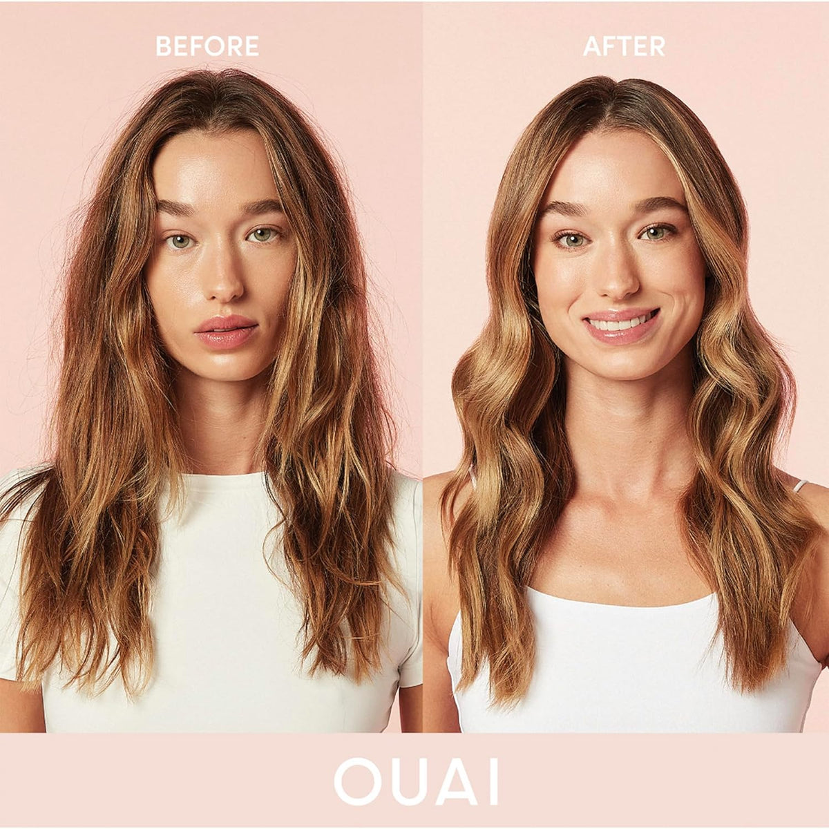 OUAI Anti Frizz Cream - Moisturizing Hair Cream with Frizz Control & Heat Protection - Provides