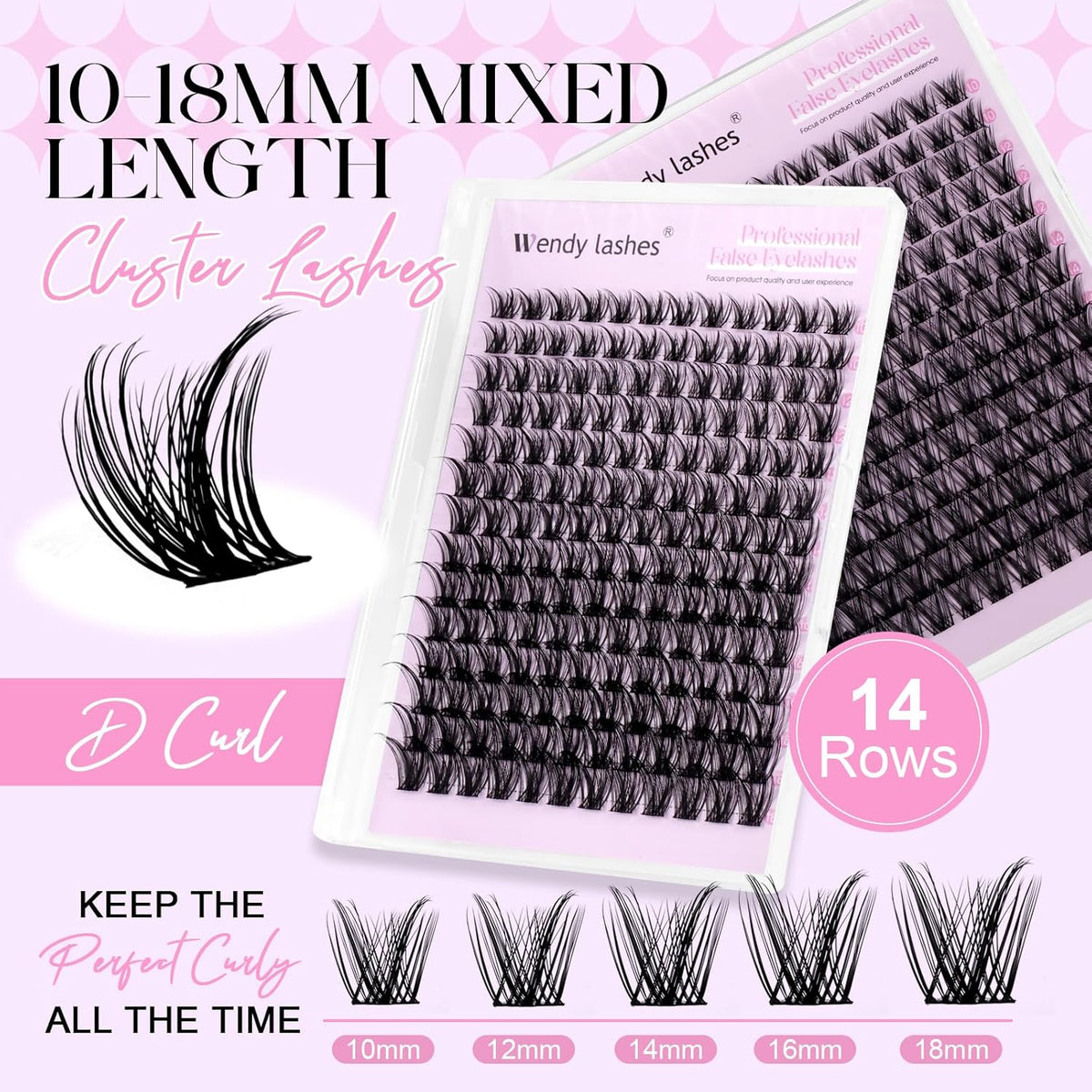 Individual Lashes DIY Matte Black Lashes Cluster Nature Eyelash Extensions Cluster