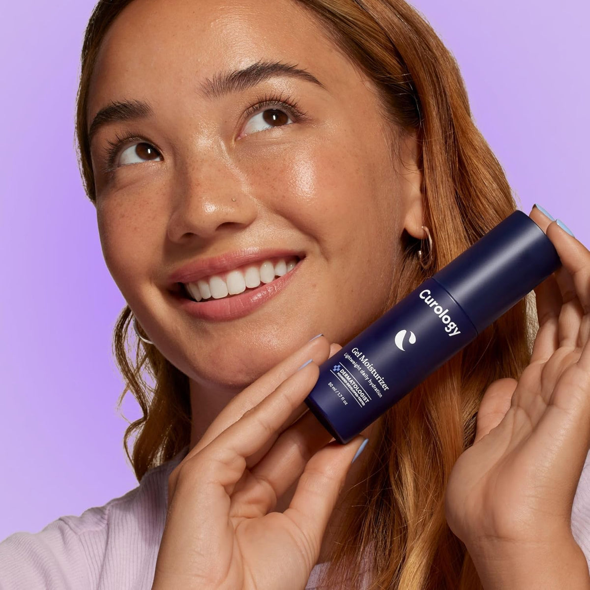 Curology Gel Face Moisturizer, Daily Face Lotion with Hyaluronic Acid, for Oily, Dry or Sensitive
