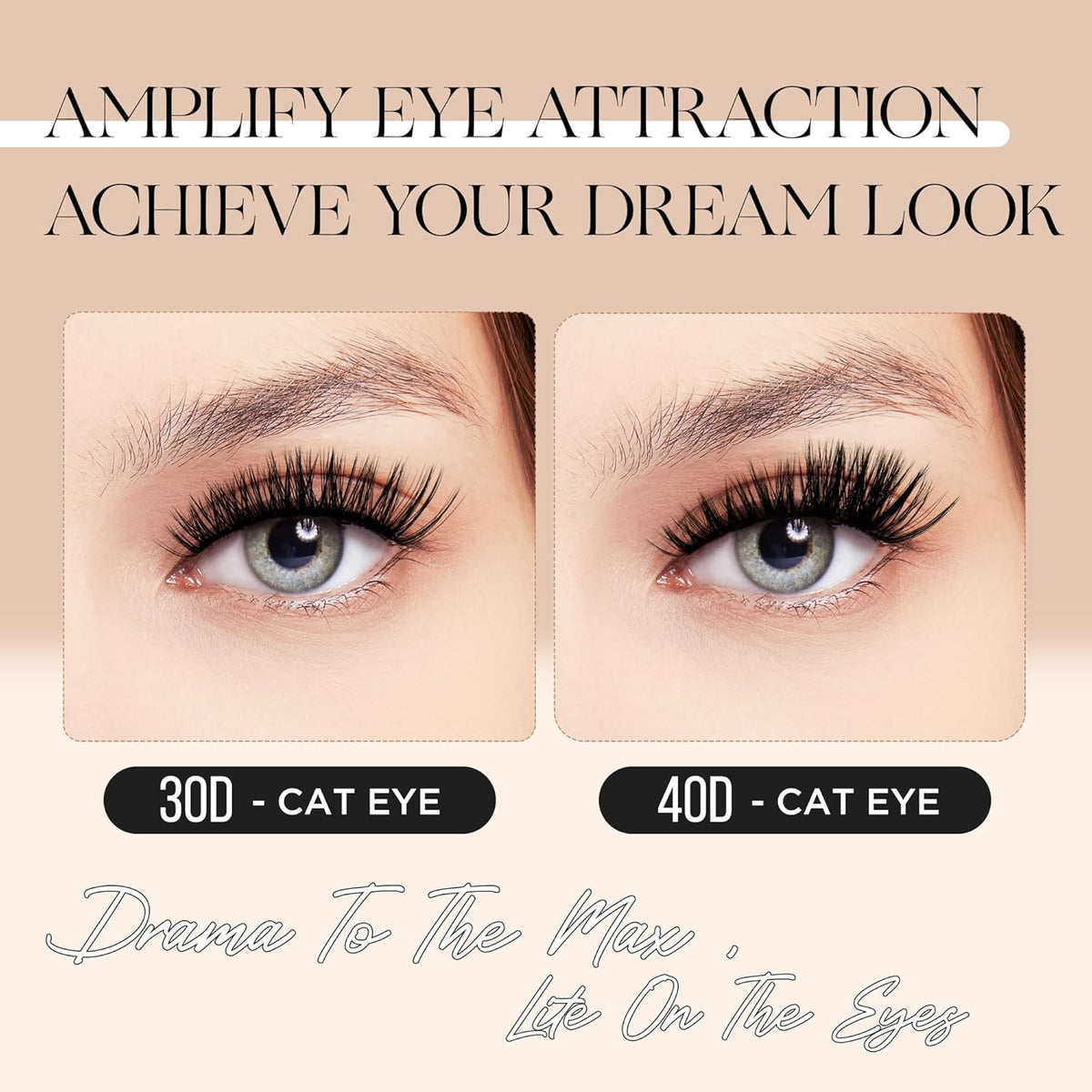 PopUp Lash-Extension-Clusters D Curl Lash Clusters Natural Look Cluster Lashes Extensions Band &