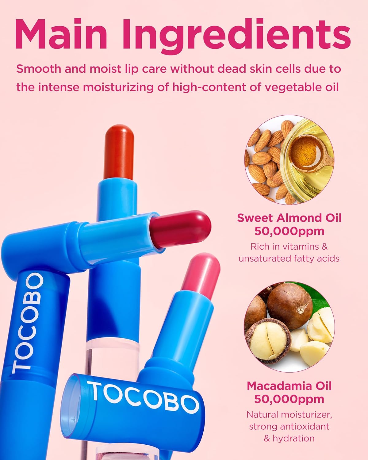 [TOCOBO] Powder Cream Lip Balm 031 Rose Burn 0.67 oz / 19g | Soft Matte Velvet Type Vegan Lip Balm