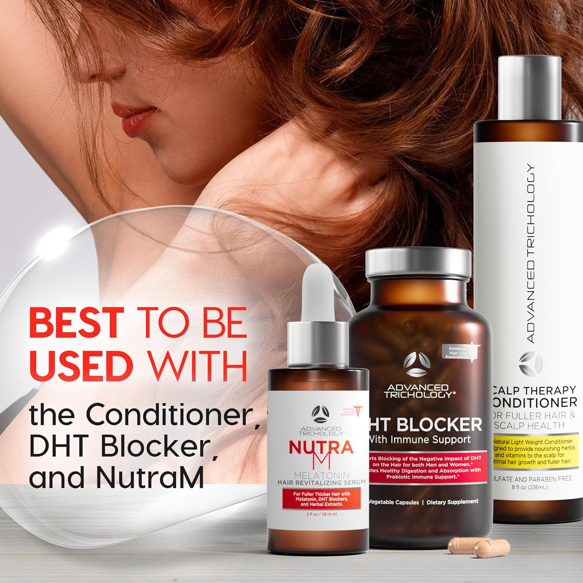 HairStem DHT Blocker Hair Growth Shampoo Products with Biotin, Saw Palmetto - Clinically Developed