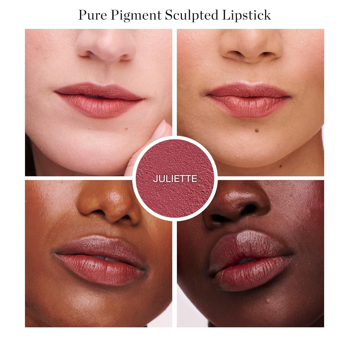 Ogee Full Bloom Sculpted Lipstick (Juliette) - Long Lasting Organic Lipstick with Jojoba Oil &