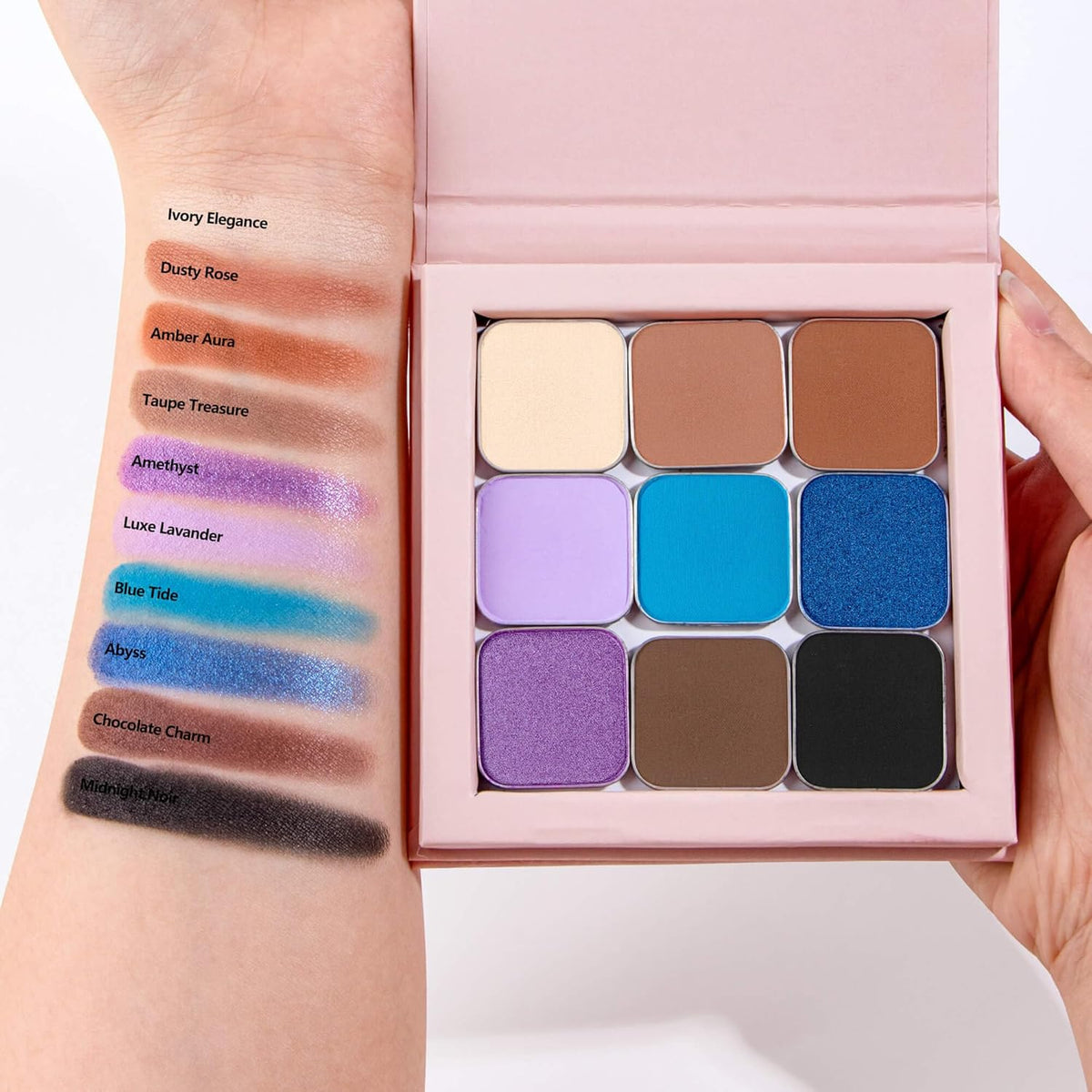 Magnetic Blue Single Eyeshadow Matte Shimmer Highly Pigmented Blendable Longwear Powder in Magnetic