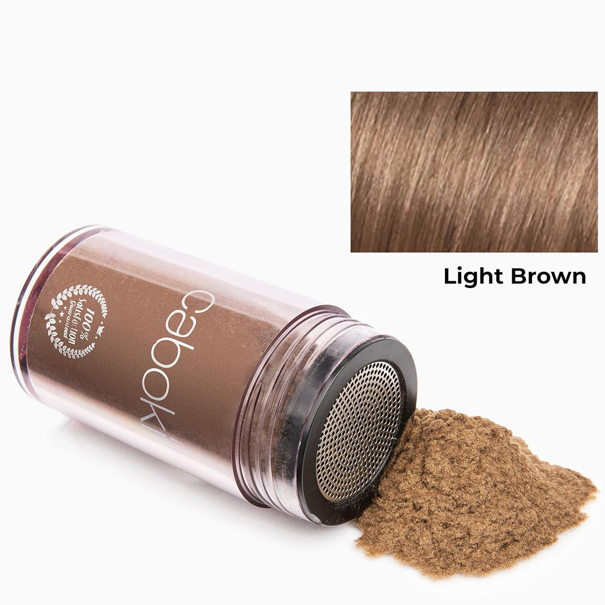 Caboki Hair Loss Concealer. Makes Thin Hair Look 10X Fuller Instantly. Eliminates Bald Spot and