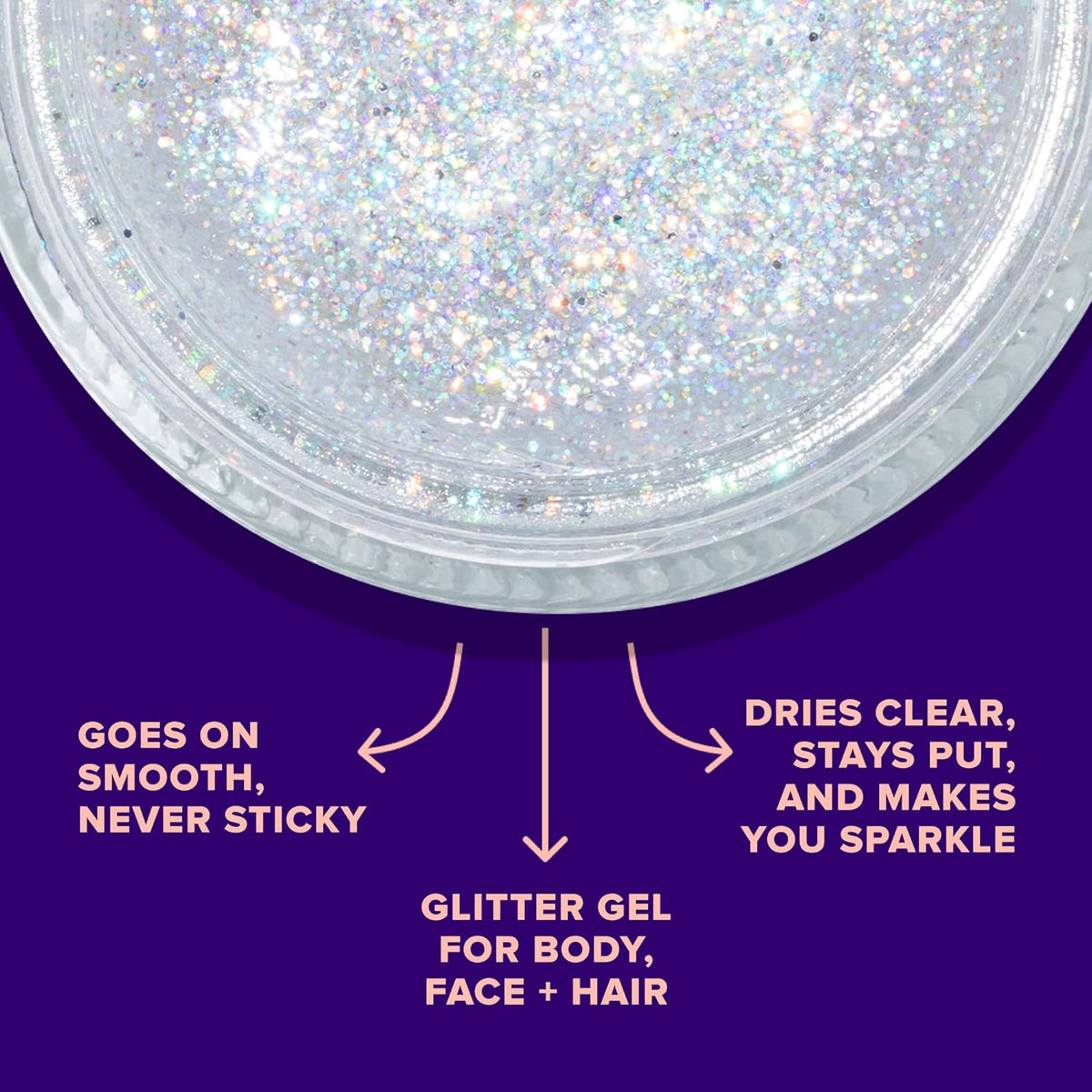UNICORN SNOT Holographic Face Glitter & Body Glitter Gel: Glitter Makeup, Hair Glitter, Festival