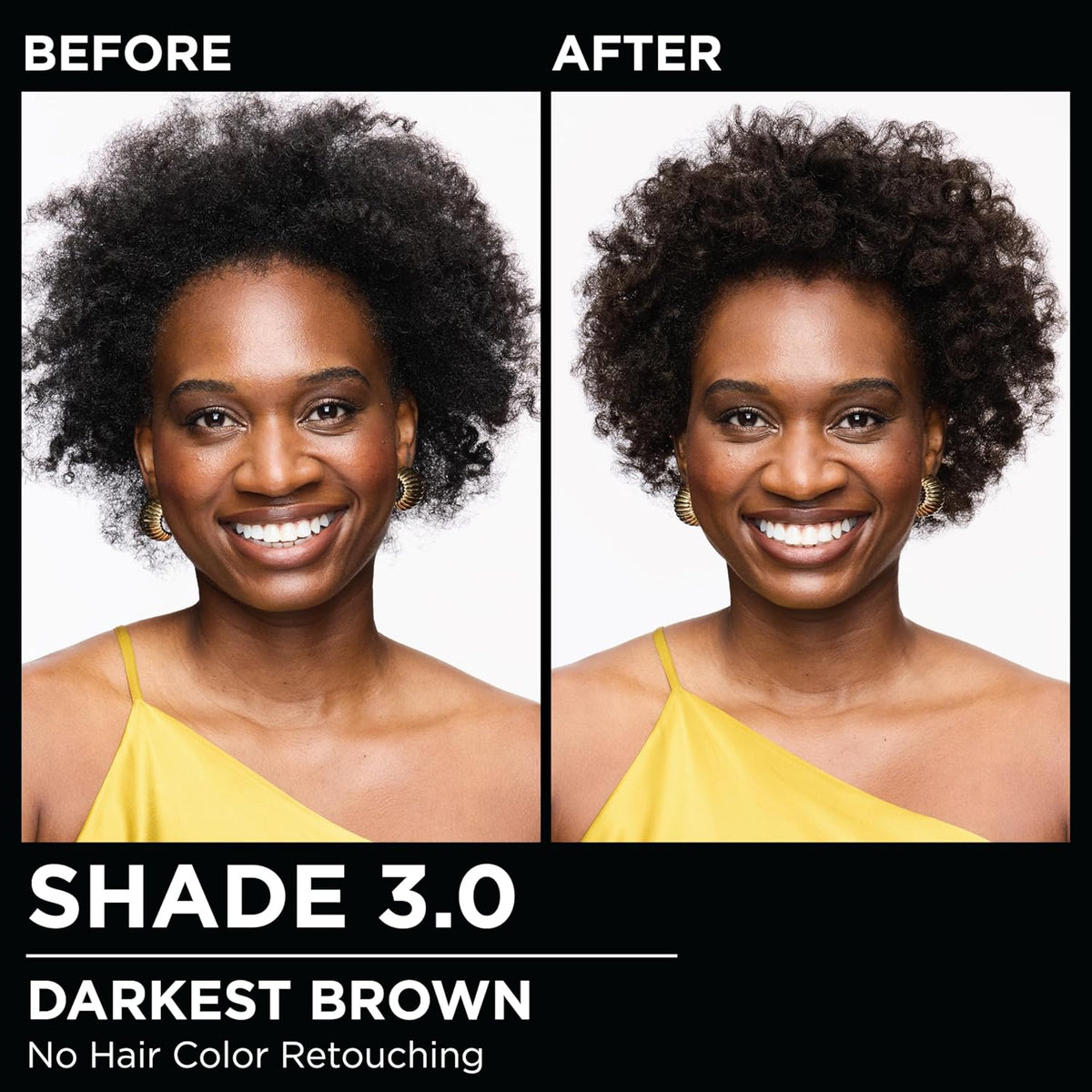 Garnier Hair Color Olia Ammonia-Free Brilliant Color Oil-Rich Permanent Hair Dye, 3.0 Darkest