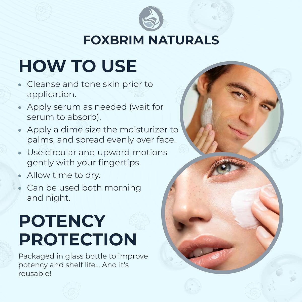 Ocean Mineral Facial Moisturizer - Vegan - Natural & Organic Face Lotion for Women Daily Use