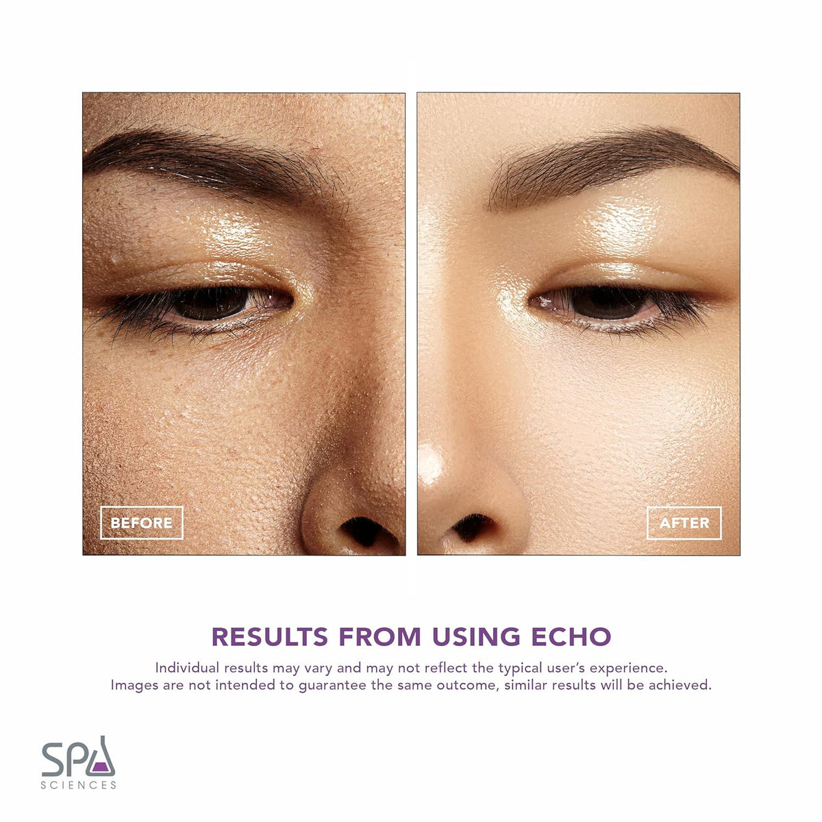 Spa Sciences ECHO - Makeup Brush for Flawless Blending, Contouring, Highlight & Airbrush Finish - 3