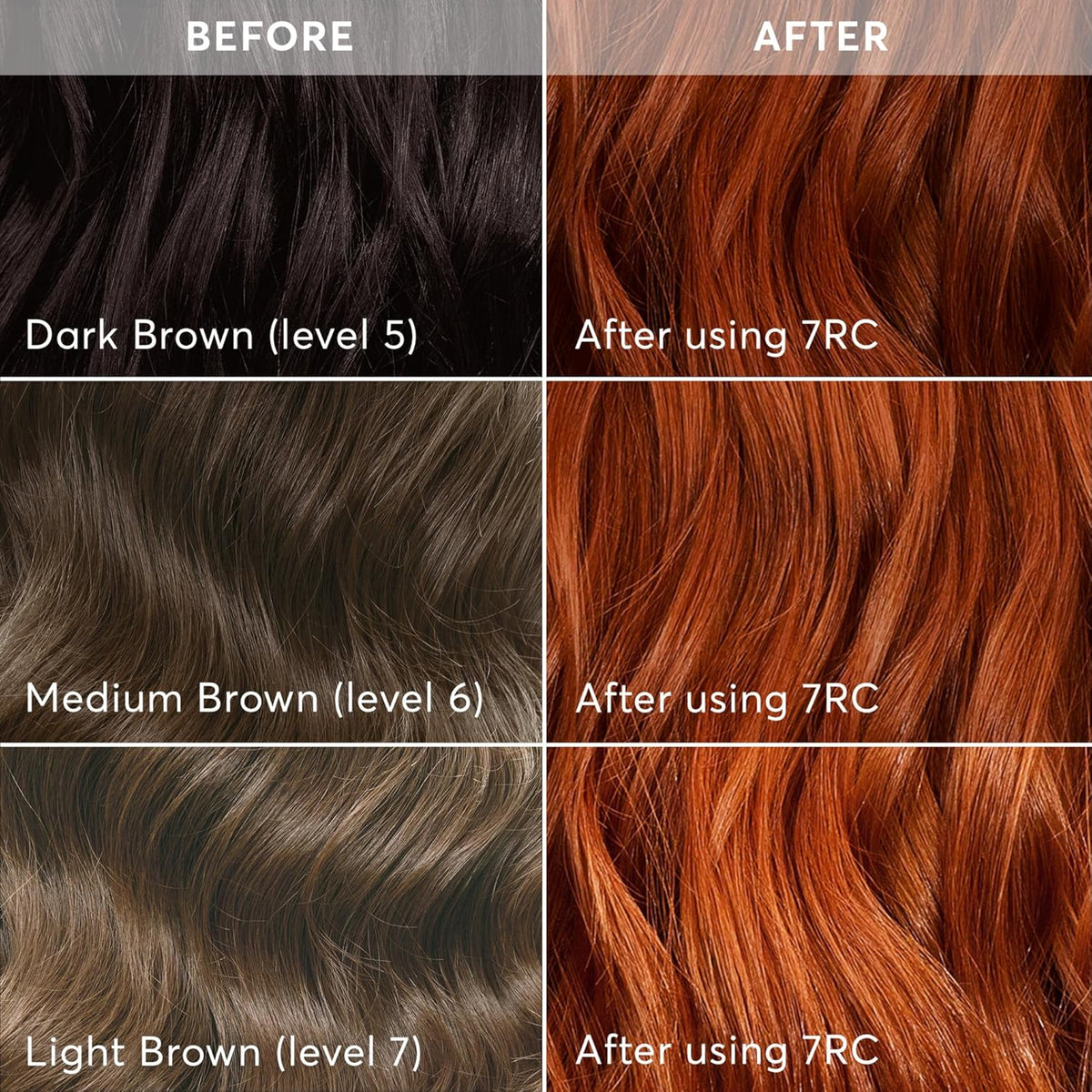 Madison Reed Radiant Hair Color Kit | 7RC Light Ginger Red with Vivid Copper Tones (Carrara