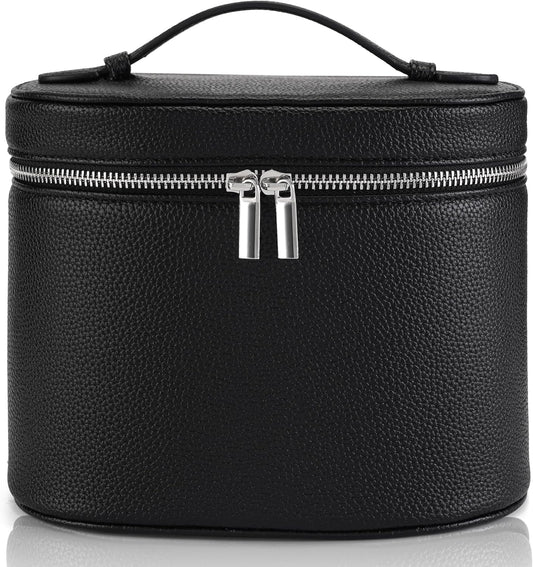 Makeup Bag Vanity Case Cosmetic Bag with Removable Divider Travel Toiletry Bag for Women Portable