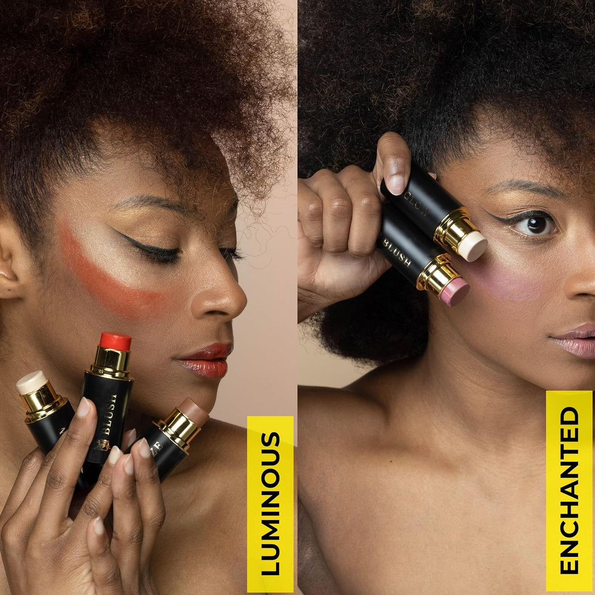 Cream Contour Stick Set – Blush, Bronzer & Highlighter Trio | Hydrating, Buildable, High-Pigment