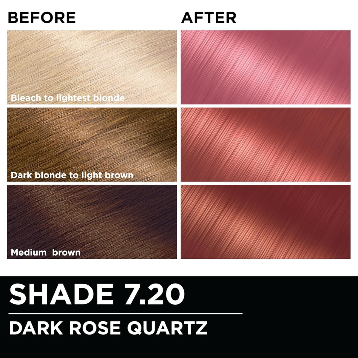 Garnier Hair Color Olia Ammonia-Free Brilliant Color Oil-Rich Permanent Hair Dye, 7.20 Dark Rose
