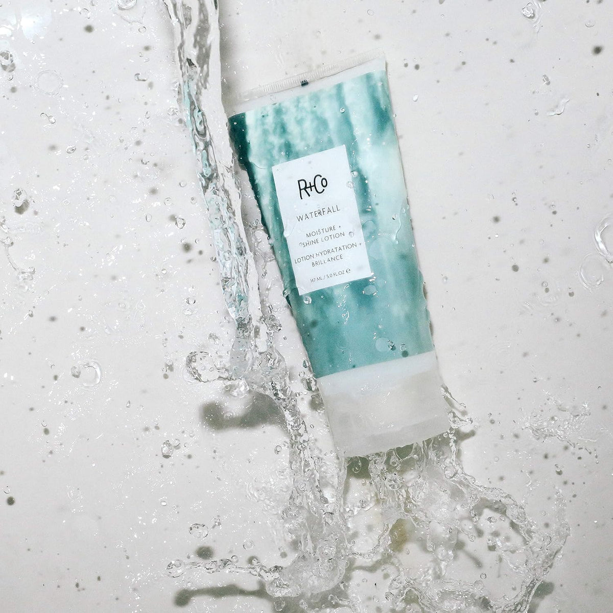 R+Co Waterfall Moisture and Shine Lotion | Lightweight Hair Hydration + Softness | Vegan +