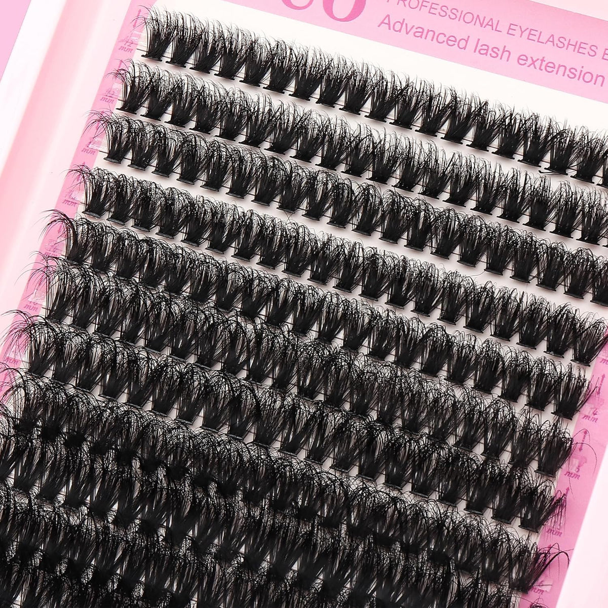 Lashes Clusters Kit Gift Packs 3 Styles 760Pcs with 2X Bond&Seal Volume Soft False Eyelash