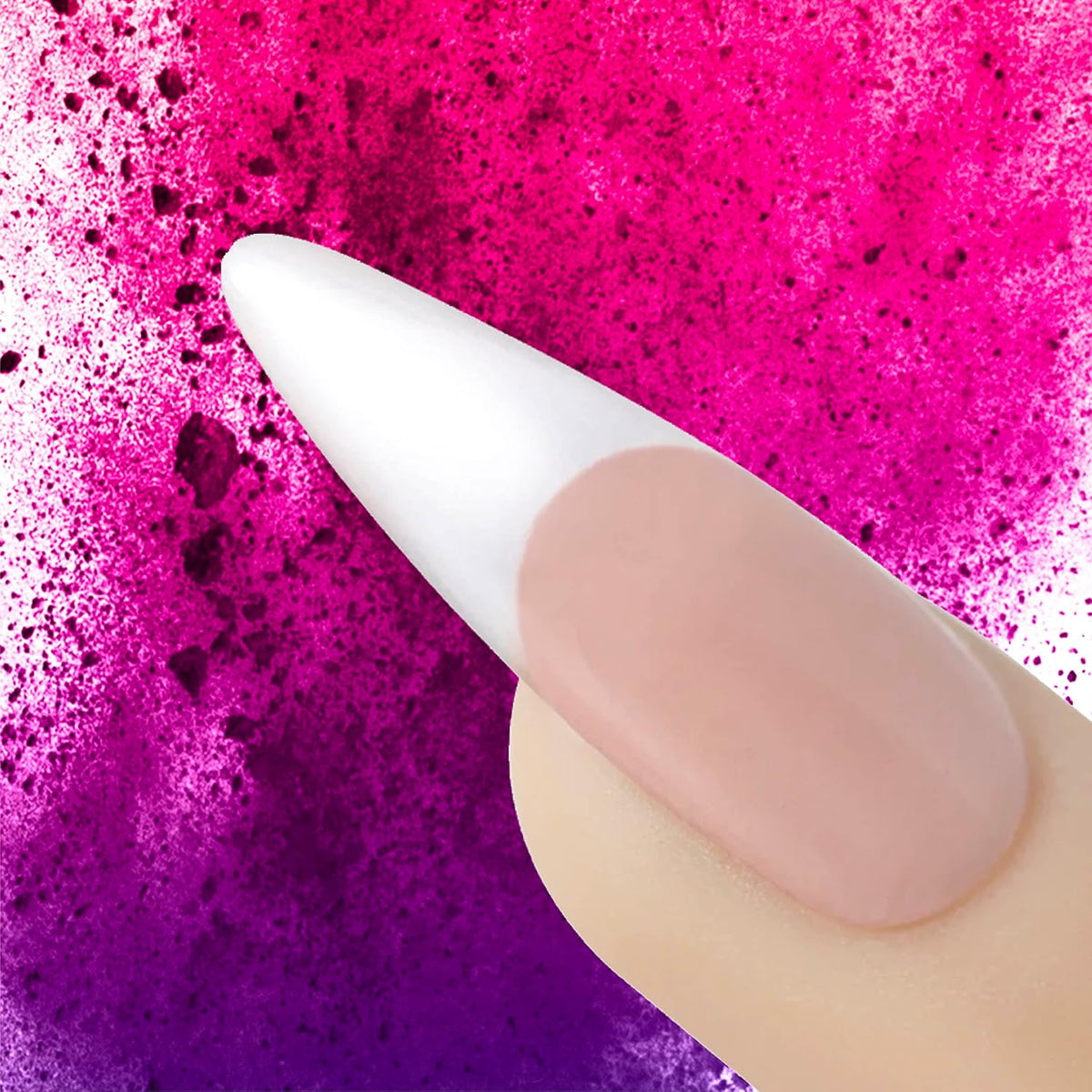 Young Nails Acrylic Core Powder - Self-Leveling Acrylic Nail Powder, Clear Nude Pink White Acrylic
