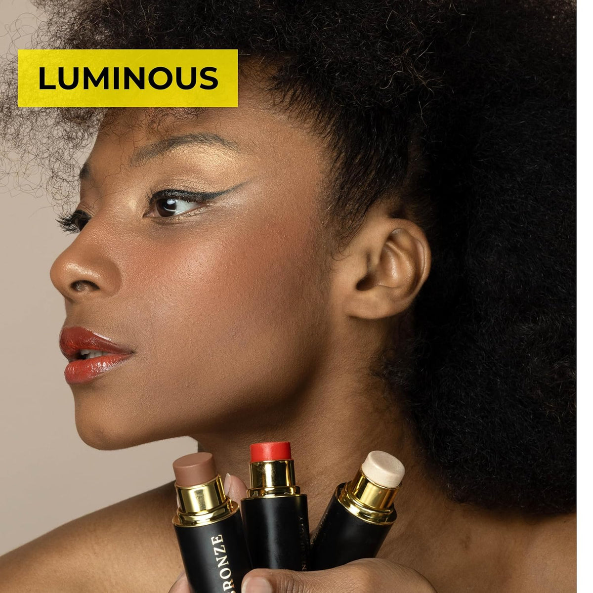 Cream Contour Stick Set – Blush, Bronzer & Highlighter Trio | Hydrating, Buildable, High-Pigment
