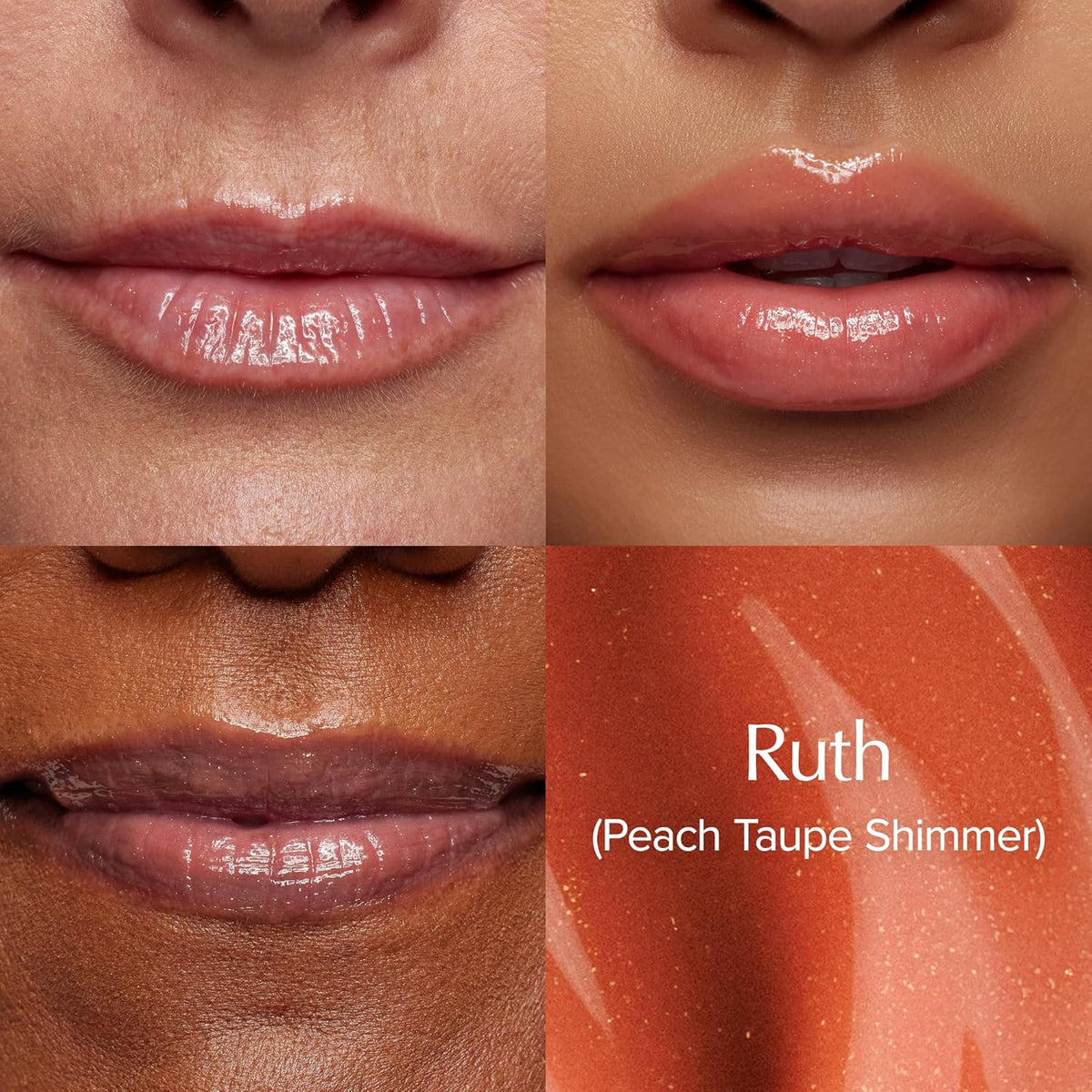 Thrive Causemetics Sheer Strength Lip Plumping Peptide Gloss, Lip Plumper with Vitamin E, Peptides