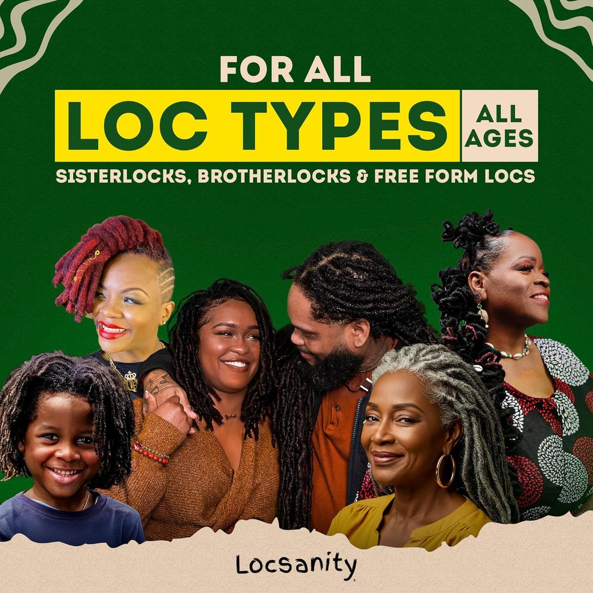 Locsanity Daily Moisturizing Refreshing Spray for Locs, Dreadlocks - Rose Water and Peppermint Hair