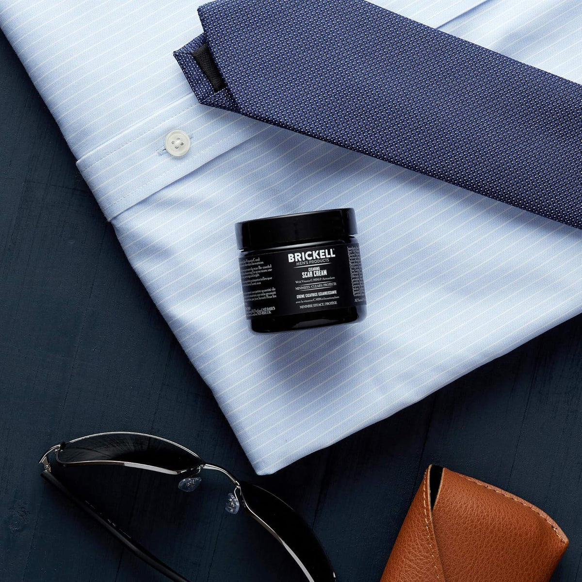 Brickell Men's Clearing Scar Cream for Men, Natural and Organic Scar Clearing Cream to Reduce the