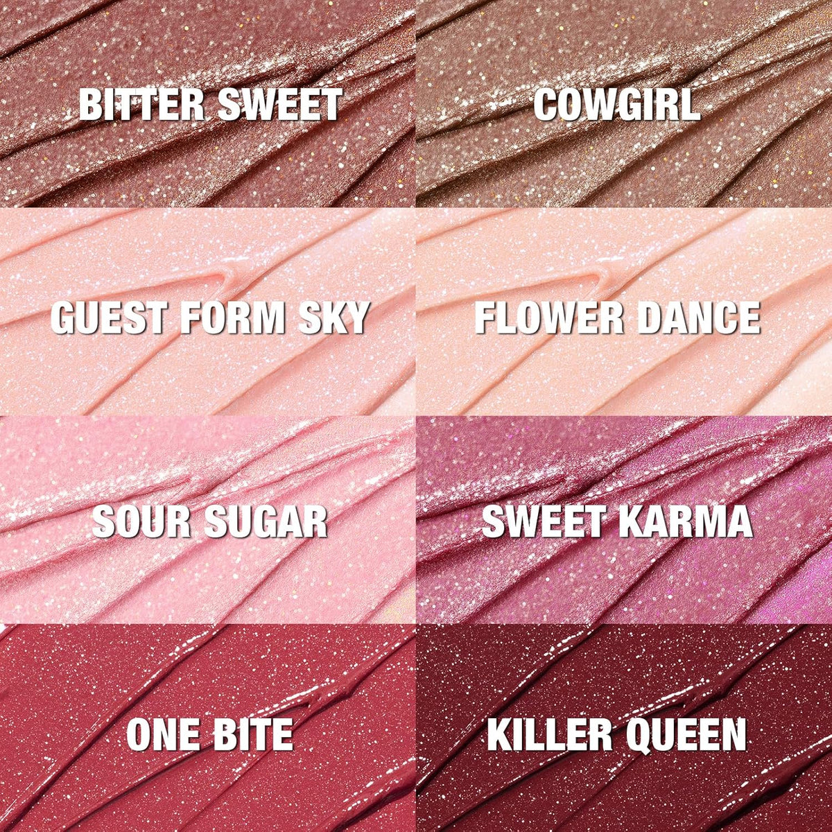 FOCALLURE Glisten Opal Shine Lipstick, High Impact Lip Color, Moisturizing Tinted Lip Balm