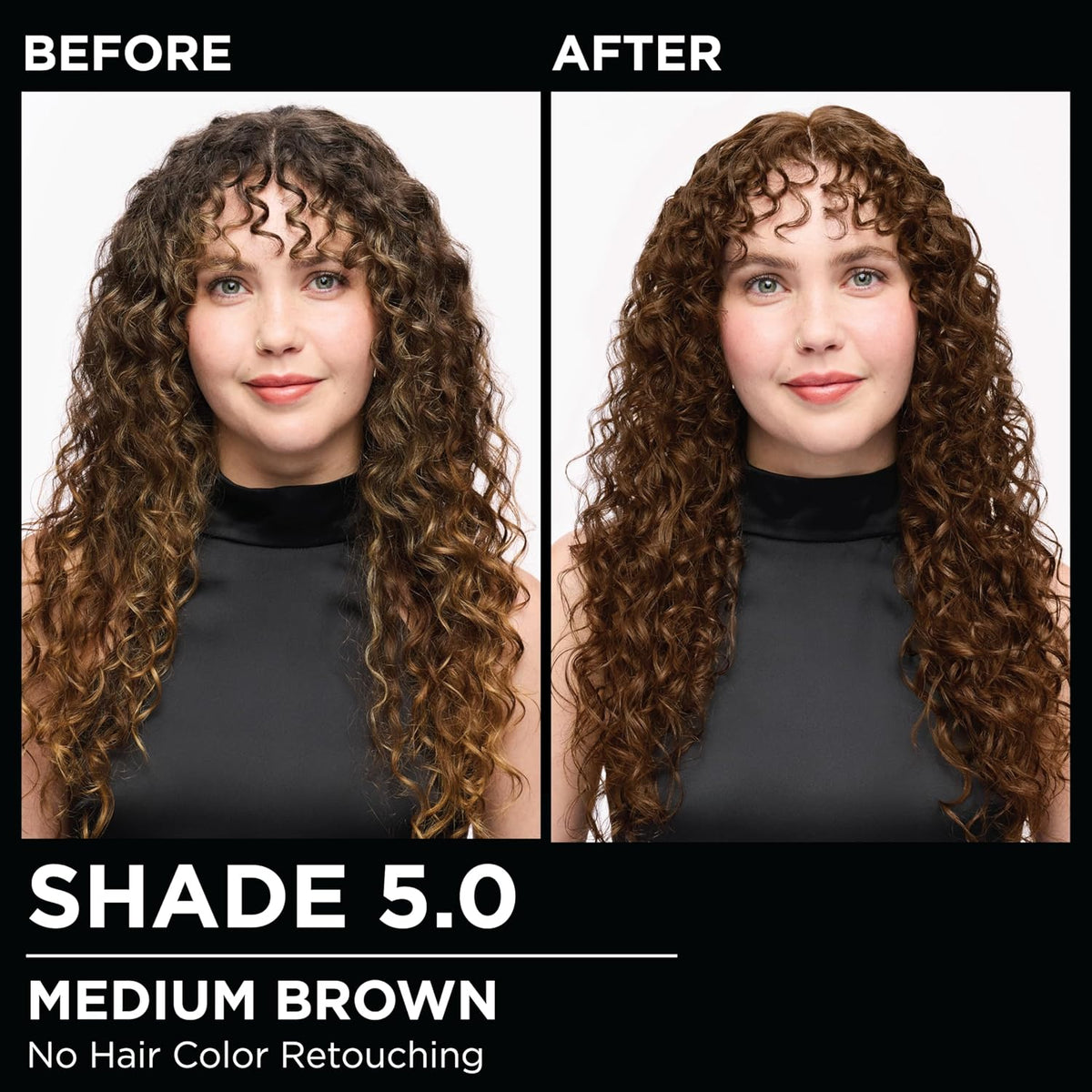 Garnier Hair Color Olia Ammonia-Free Brilliant Color Oil-Rich Permanent Hair Dye, 5.0 Medium Brown