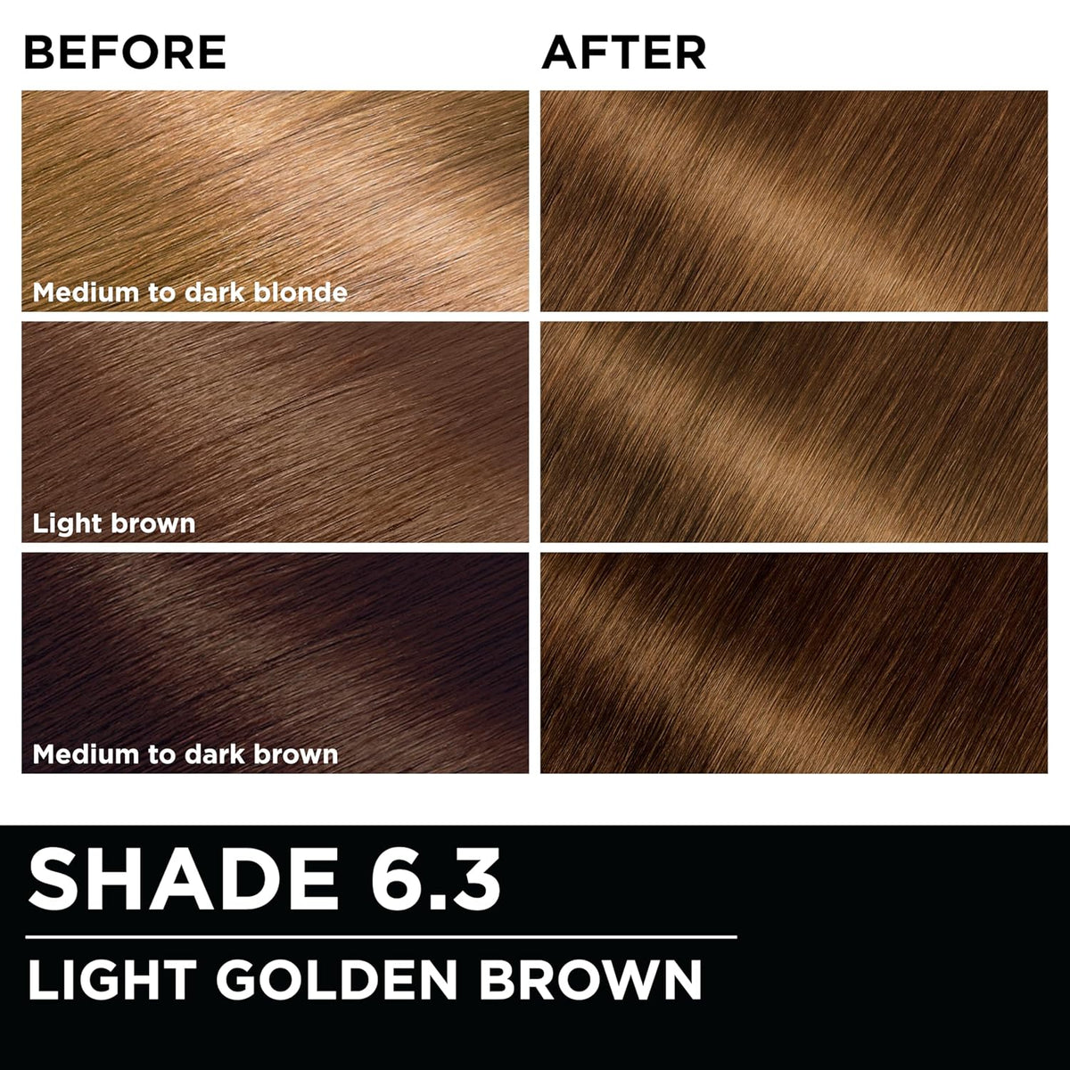 Garnier Hair Color Olia Ammonia-Free Brilliant Color Oil-Rich Permanent Hair Dye, 6.3 Light Golden