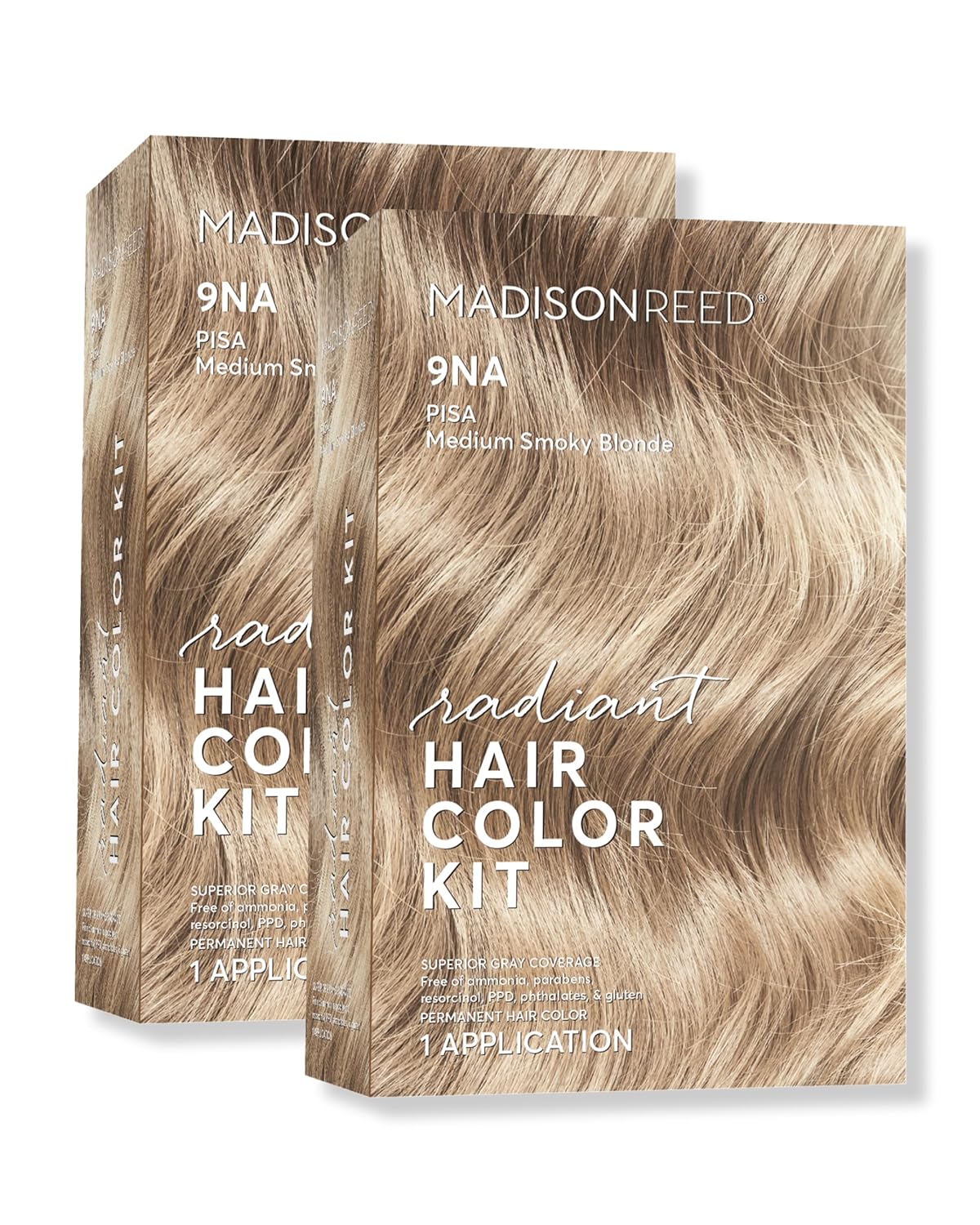 Madison Reed Radiant Hair Color Kit | 9NA Medium Cool Blonde with Ash Undertones (Pisa Blonde) for