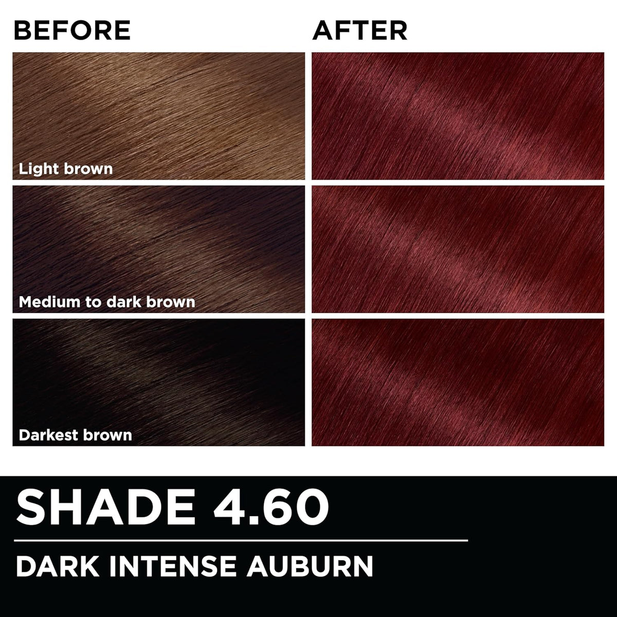 Garnier Hair Color Olia Ammonia-Free Brilliant Color Oil-Rich Permanent Hair Dye, 4.60 Dark Intense