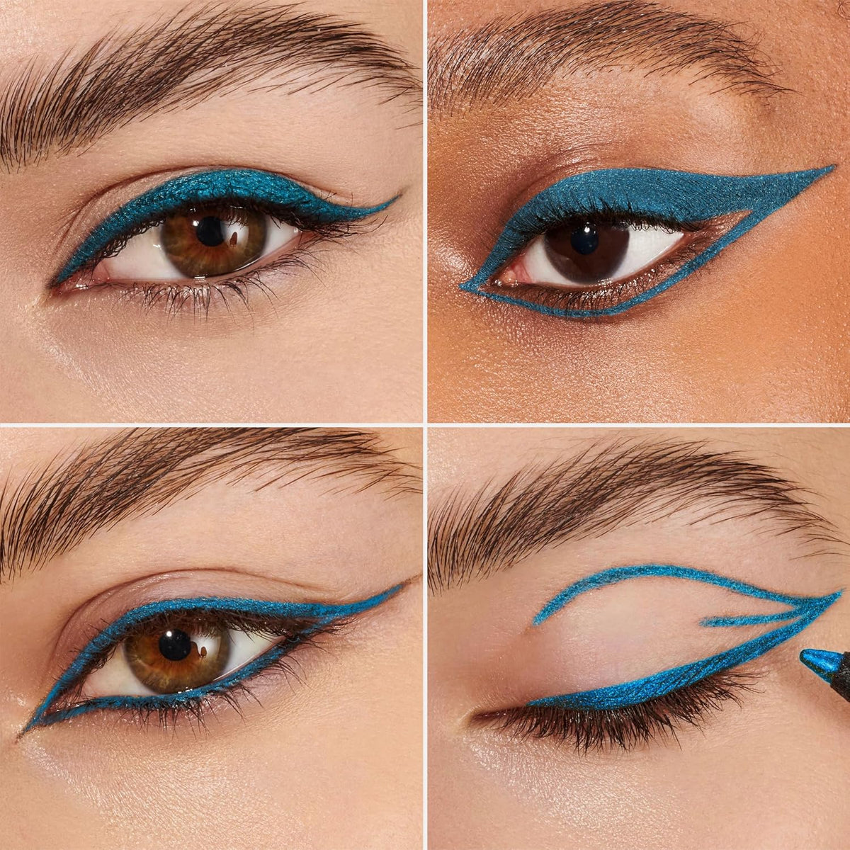 Wonderskin Eyeliner Pencil, 1440 Longwear Blue Eyeliner Pencil - Waterproof, Sharpenable & Smudge