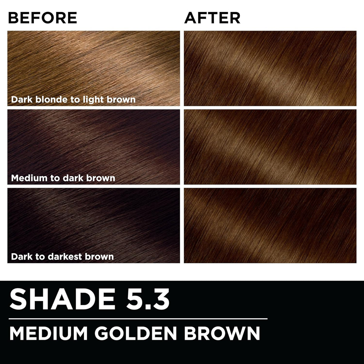 Garnier Hair Color Olia Ammonia-Free Brilliant Color Oil-Rich Permanent Hair Dye, 5.3 Medium Golden