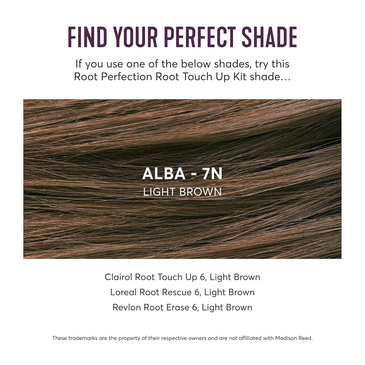 Madison Reed Root Perfection Permanent Root Touch Up, Light Brown 7N Alba, 10 Minutes for 100% Gray