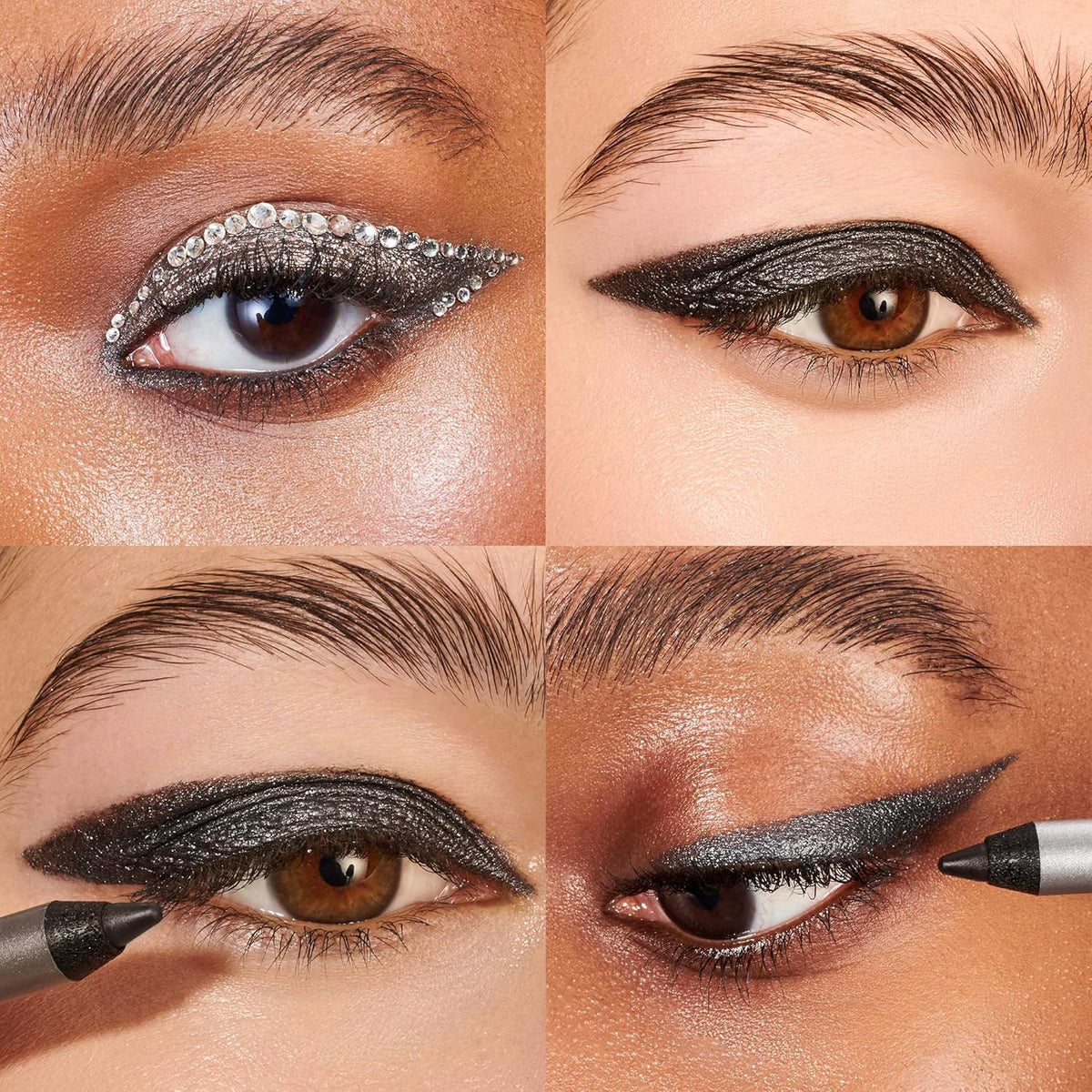 Wonderskin Eyeliner Pencil, 1440 Longwear Blue Glitter Eyeliner Pencil - Waterproof, Sharpenable &