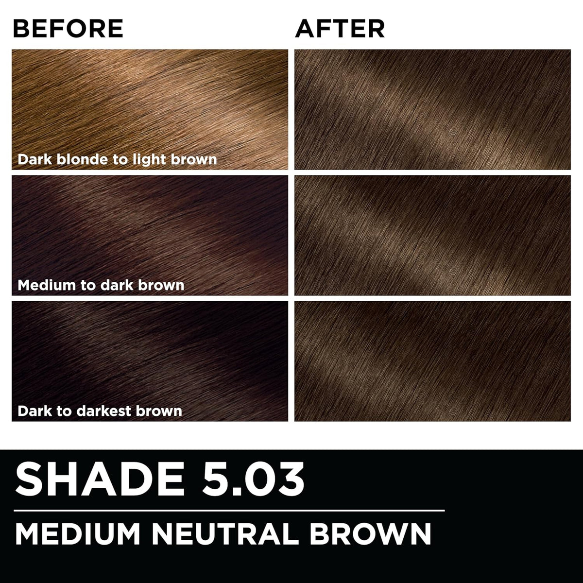 Garnier Hair Color Olia Ammonia-Free Brilliant Color Oil-Rich Permanent Hair Dye, 5.03 Medium