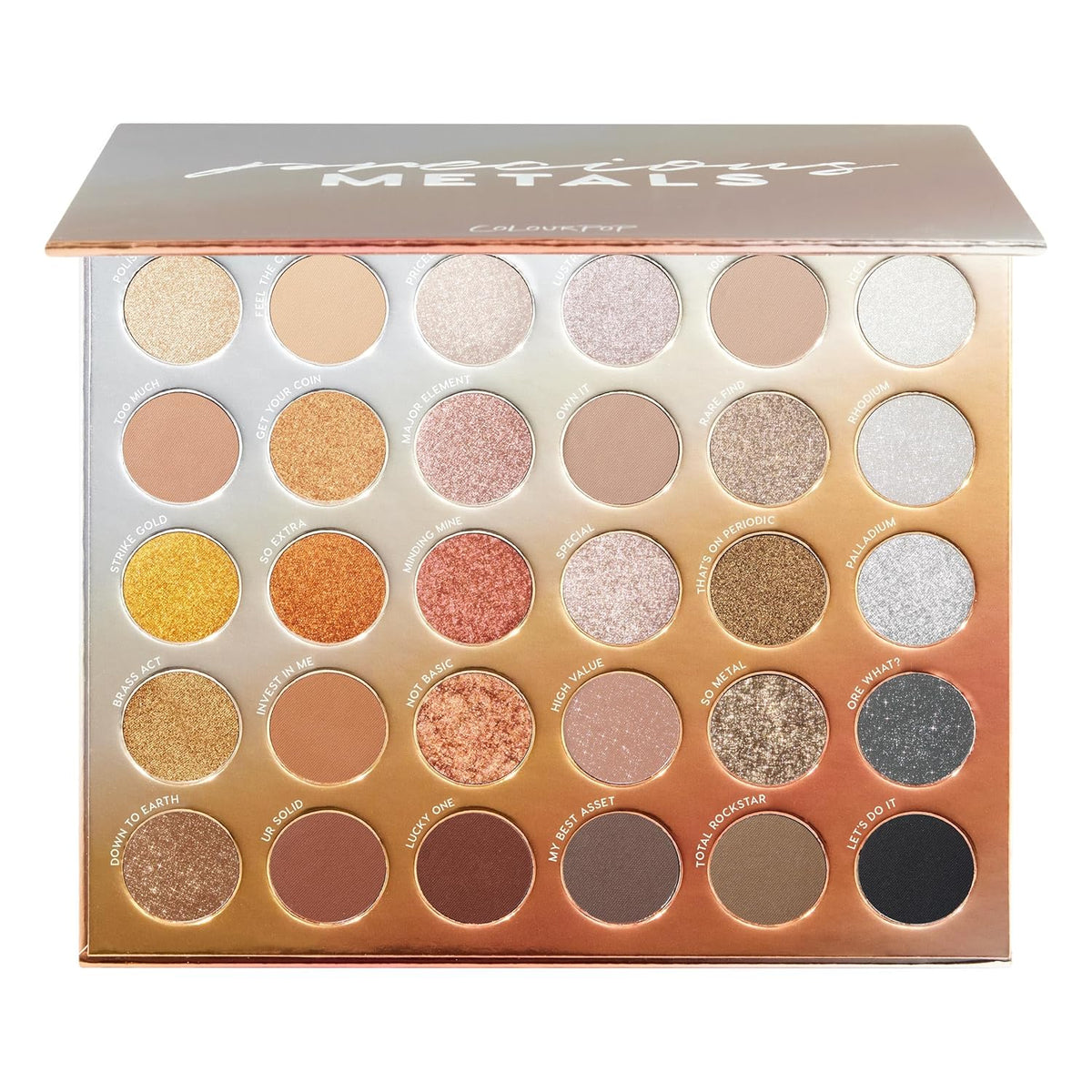 ColourPop Eyeshadow Palette - Eye Makeup Palette with Matte, Metallic, Matte Sparkle & Glitter