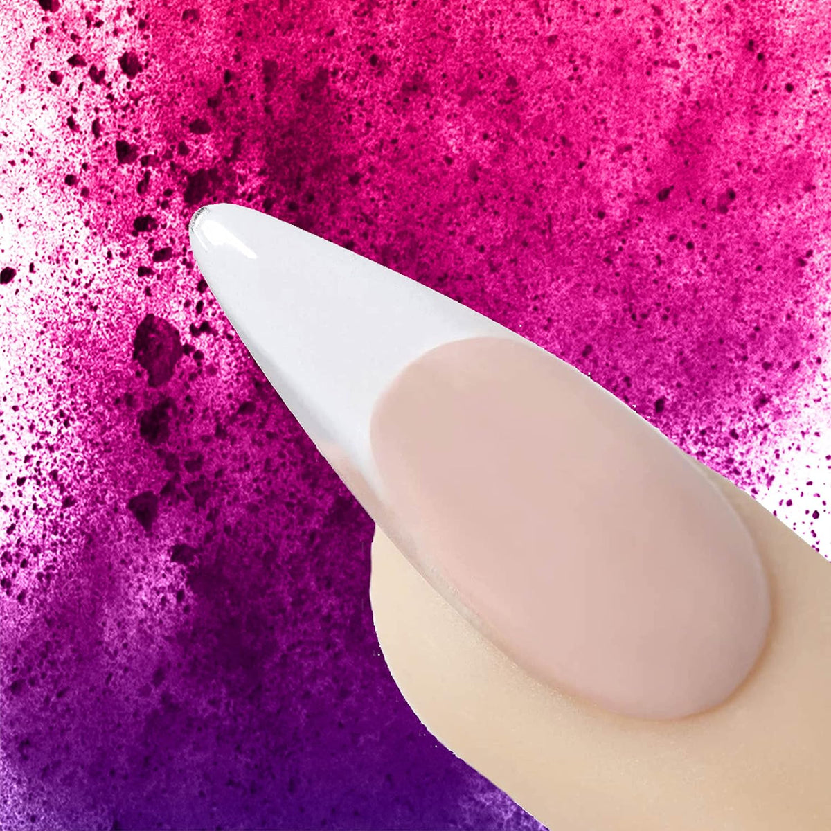Young Nails Acrylic Core Powder - Self-Leveling Acrylic Nail Powder, Clear Nude Pink White Acrylic