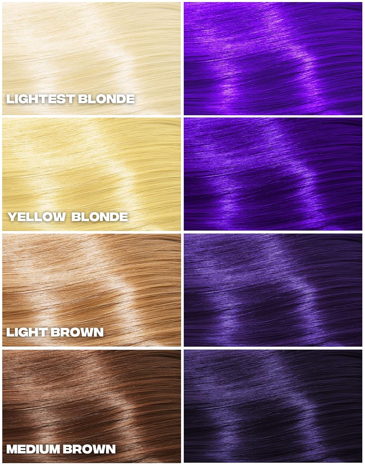 Good Dye Young Semi-Permanent Hair Color, Vegan and Cruelty-Free Purple Hair Dye, Last up to 24