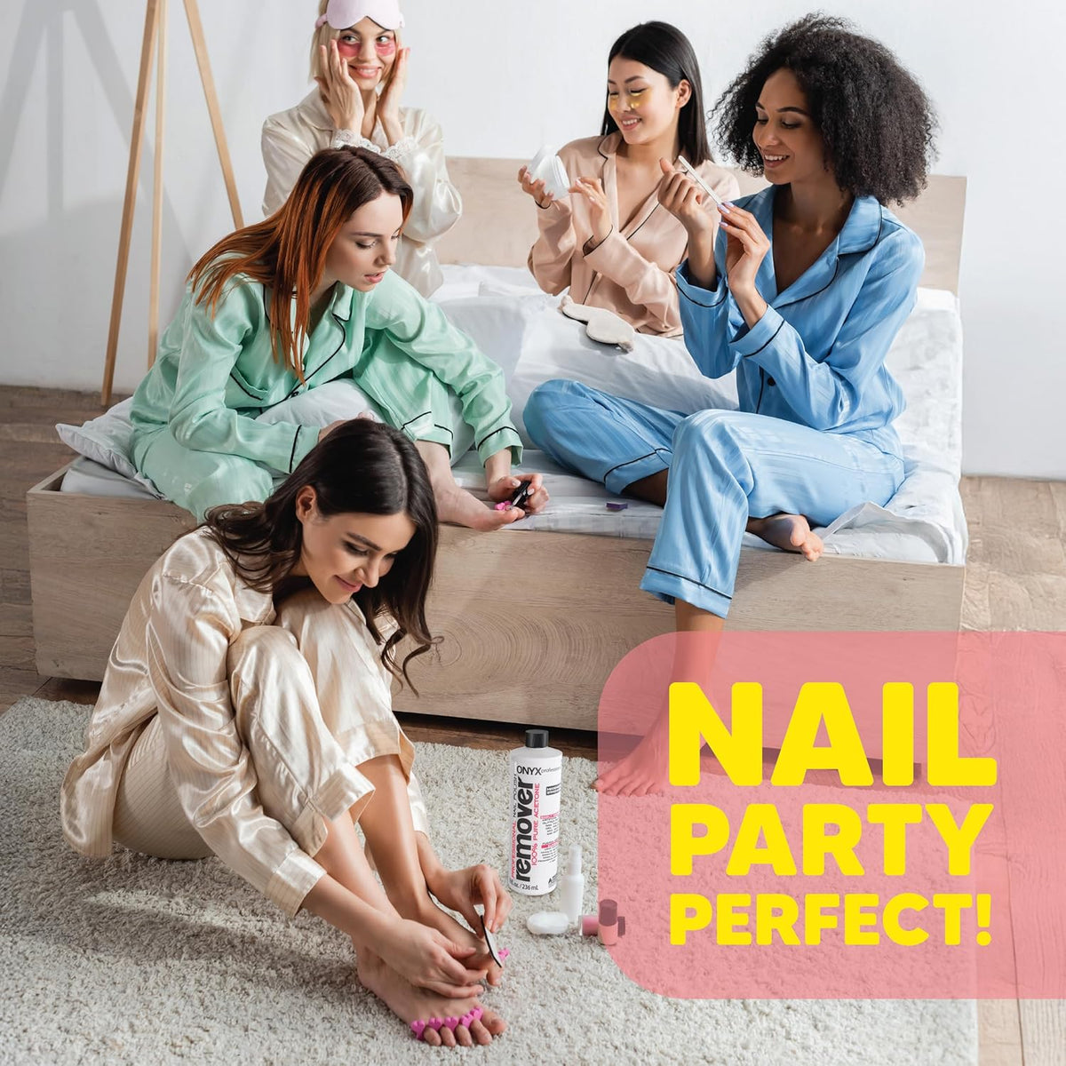 Onyx Professional 100% Pure Acetone Nail Polish Remover Kit with 7 inch Nail File, 16 fl oz - Made