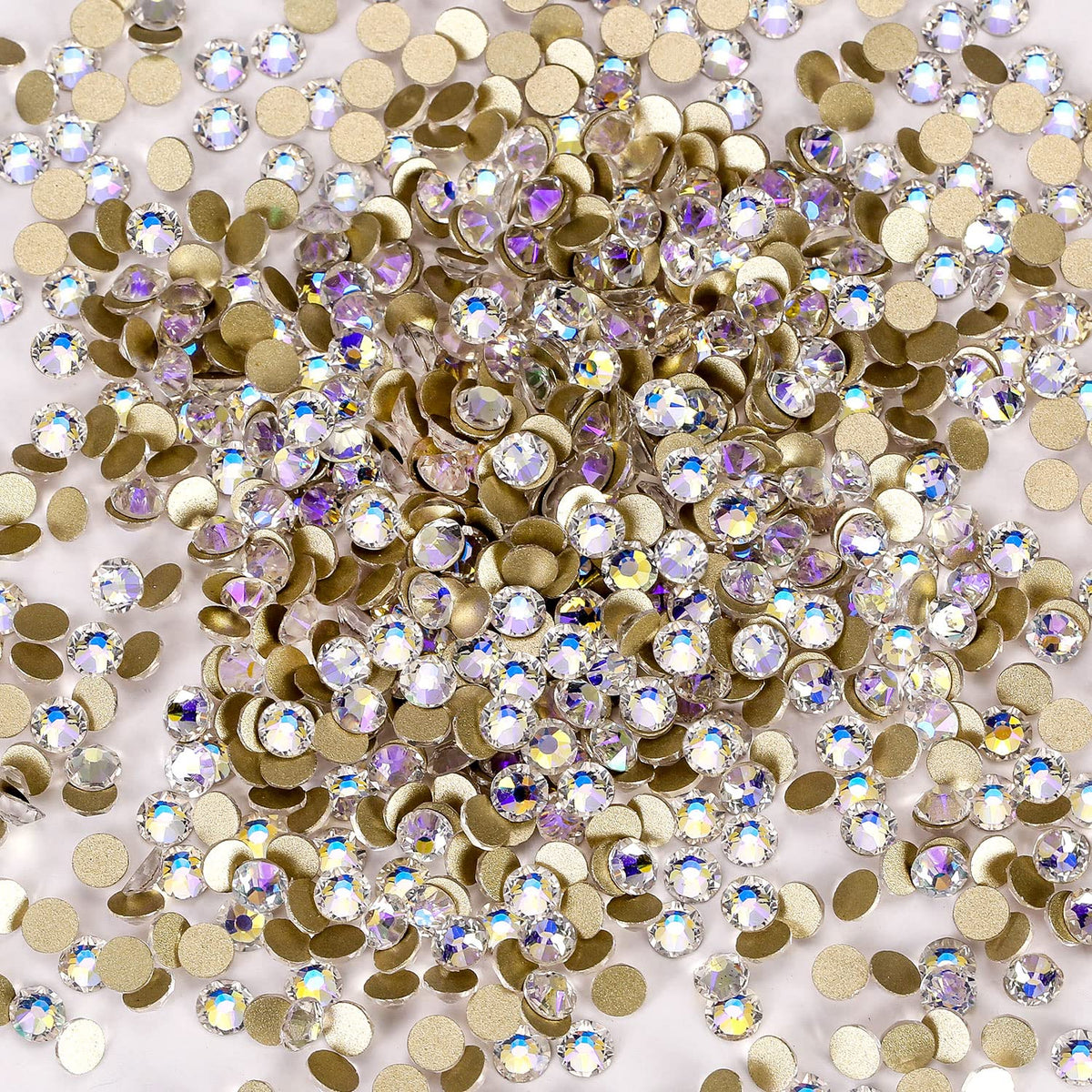 Novani Moon Night Rhinestones 1440pcs Flat Back Round Rhinestone Style 2088 Sparkly Crystal