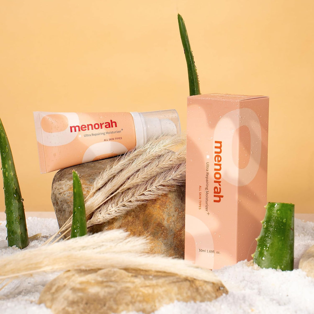 Menorah Ultra Repairing Moisturizer+ for Face & Body – Intense Moisturizing Cream with Vitamin E &