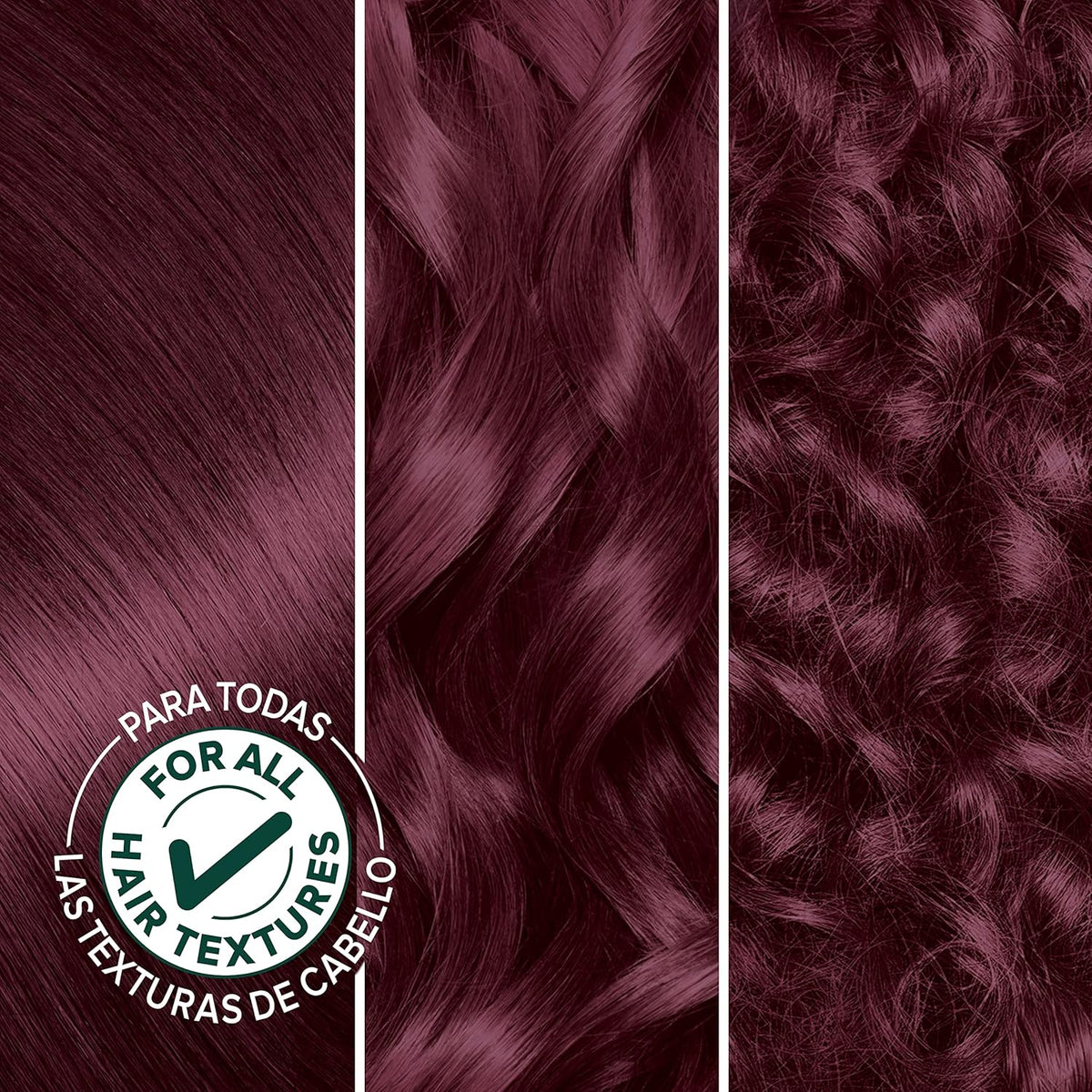 Garnier Hair Color Nutrisse Nourishing Creme, 42 Deep Burgundy (Black Cherry) Red Permanent Hair
