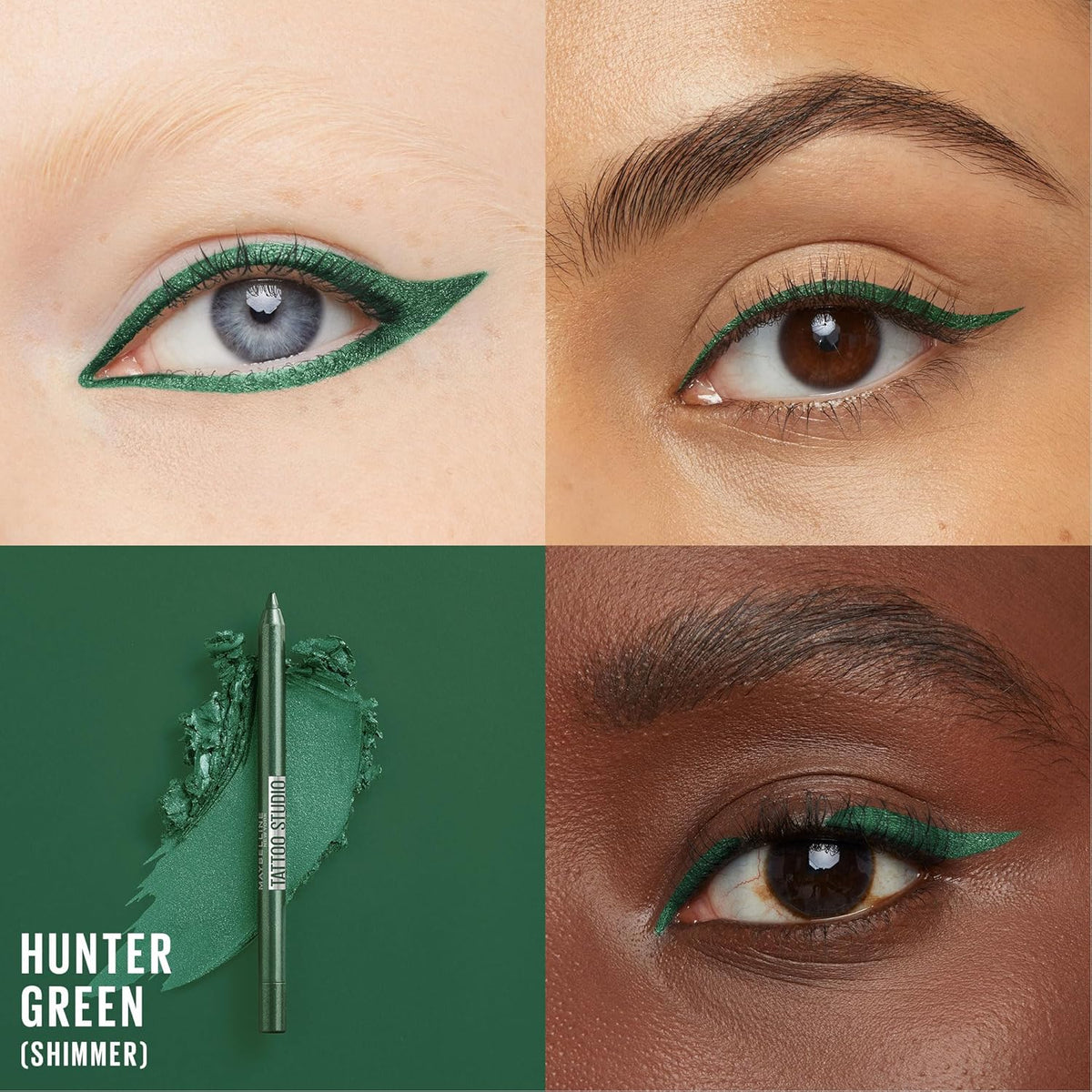 Maybelline Tattoo Studio Sharpenable Gel Pencil Waterproof Eyeliner, Long-Lasting Eyeliner With