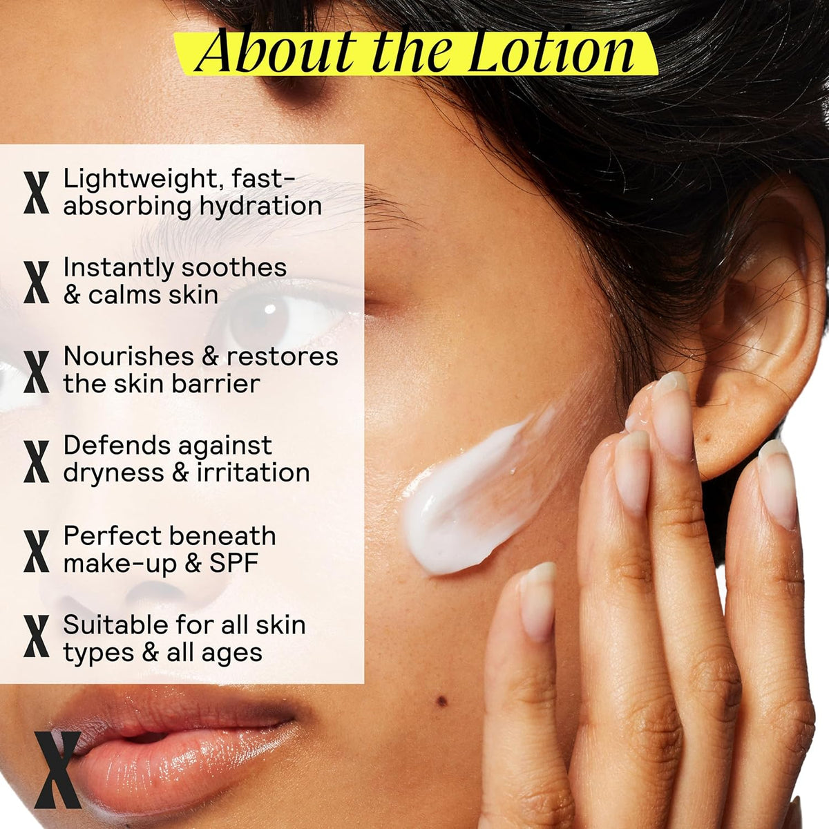 Moisturizing Lotion - Daily Face Moisturizer & Body Lotion for Sensitive Skin - Ceramides &