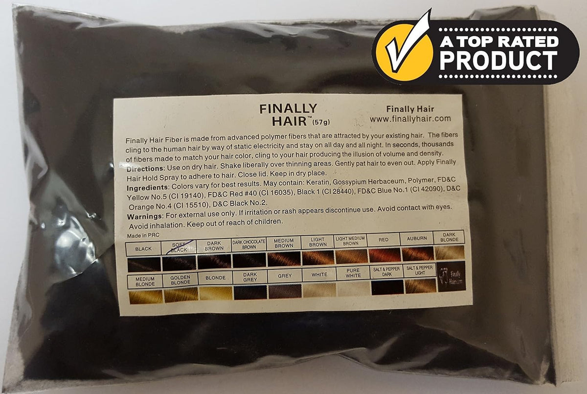 50g Hair Building Fibers - 50 Gram Refill - Refill Your Existing Fiber Bottle - Hair Filler Fibers