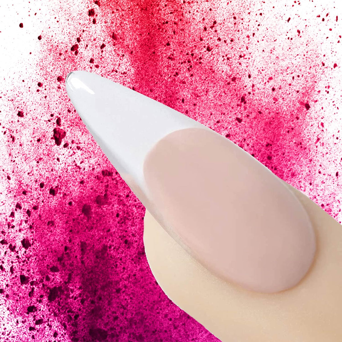 Young Nails Acrylic Core Powder - Self-Leveling Acrylic Nail Powder, Clear Nude Pink White Acrylic