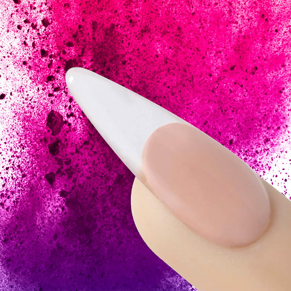 Young Nails Acrylic Core Powder - Self-Leveling Acrylic Nail Powder, Clear Nude Pink White Acrylic