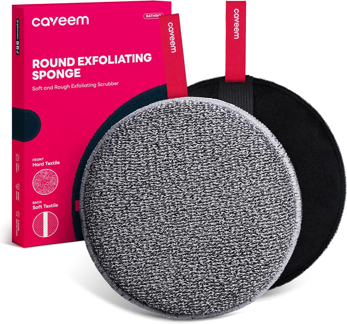 Exfoliating Body Scrubber, Bath and Body Scrub Buffer, Body Exfoliator for Remove Dead Skin, Gentle
